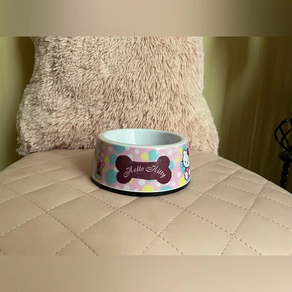 Sanrio Hello Kitty Vintage 2006 Small Pet Dish Set 💕NWT